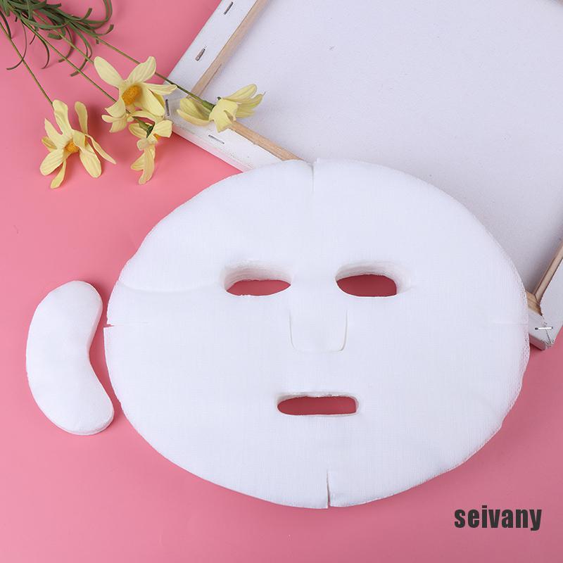 (Hàng Mới Về) Set 100 Mặt Nạ Giấy Cotton Không Dệt Dùng Một Lần Diy | BigBuy360 - bigbuy360.vn