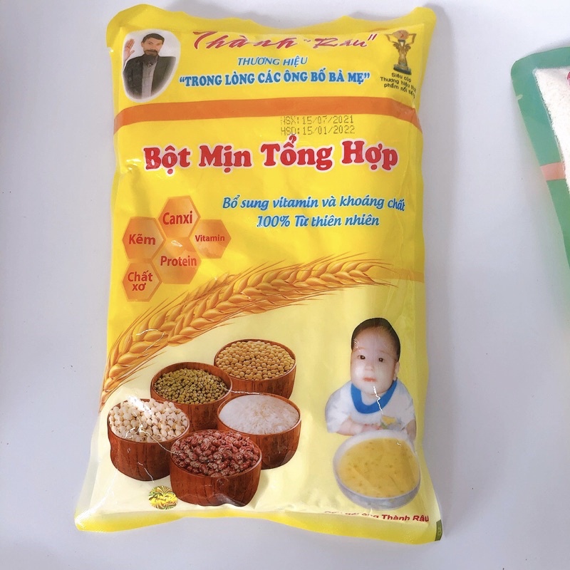 Bột gạo mịn, gạo hạt vỡ Thành Râu cho bé ăn dặm, nấu bột ngọt, bột mặn cho bé