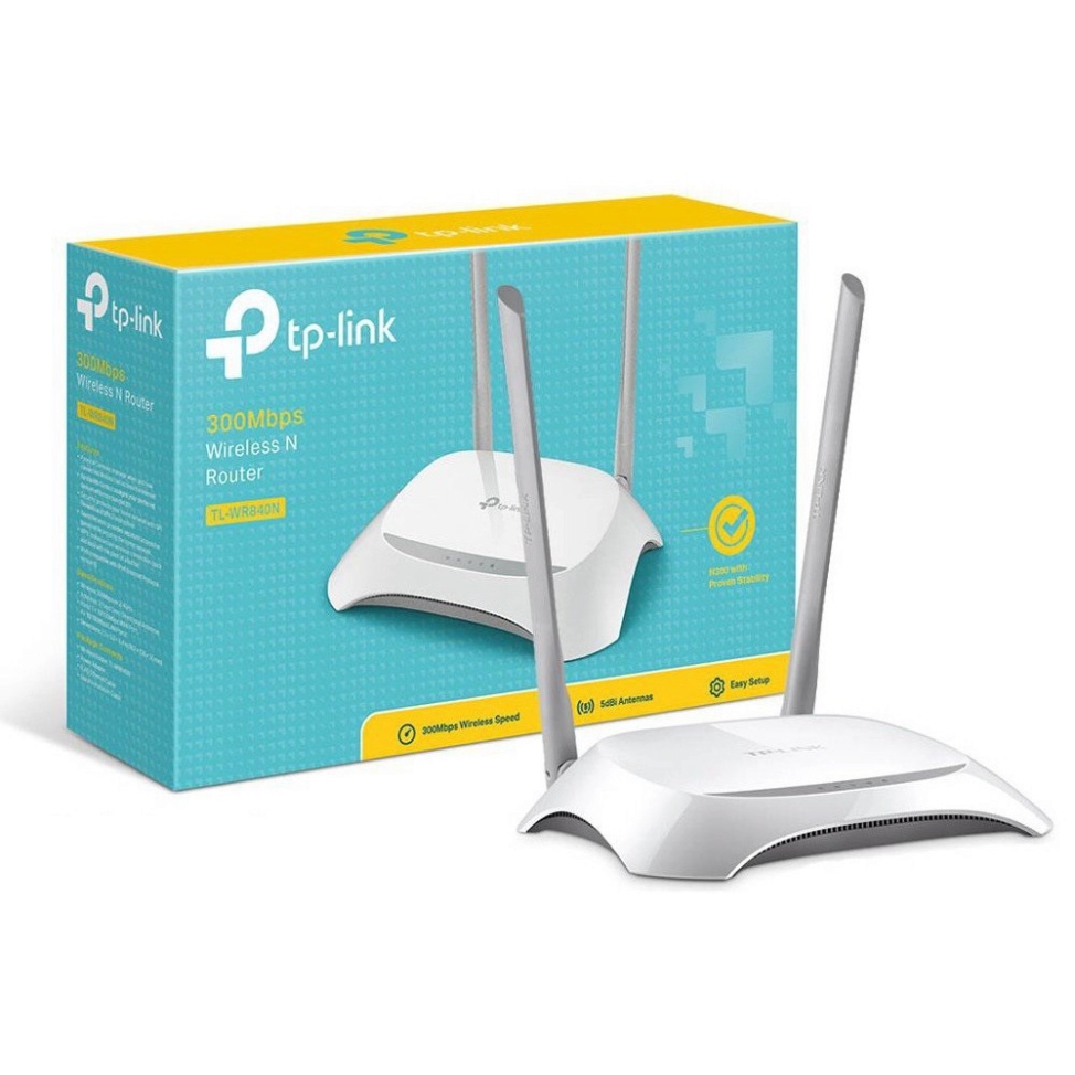Bộ Phát Wifi TP Link TL-WR840N - TP Link F5 Chuẩn N Tốc Độ 300Mbps Hàng Chính Hãng Siêu Bền