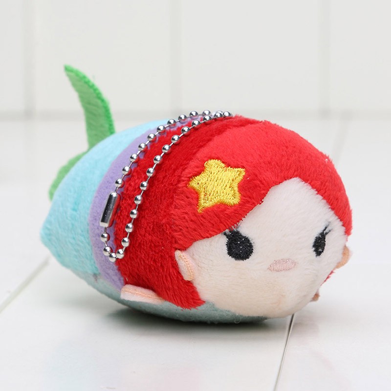 Búp bê nhồi bông mini 9cm hình nhân vật Tsum Tsum nhiều kiểu dáng đáng yêu