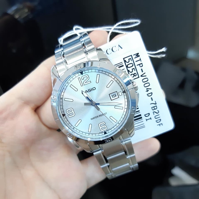 Đồng hồ nam dây kim loại Casio Anh Khuê MTP-V004D-7B2UDF