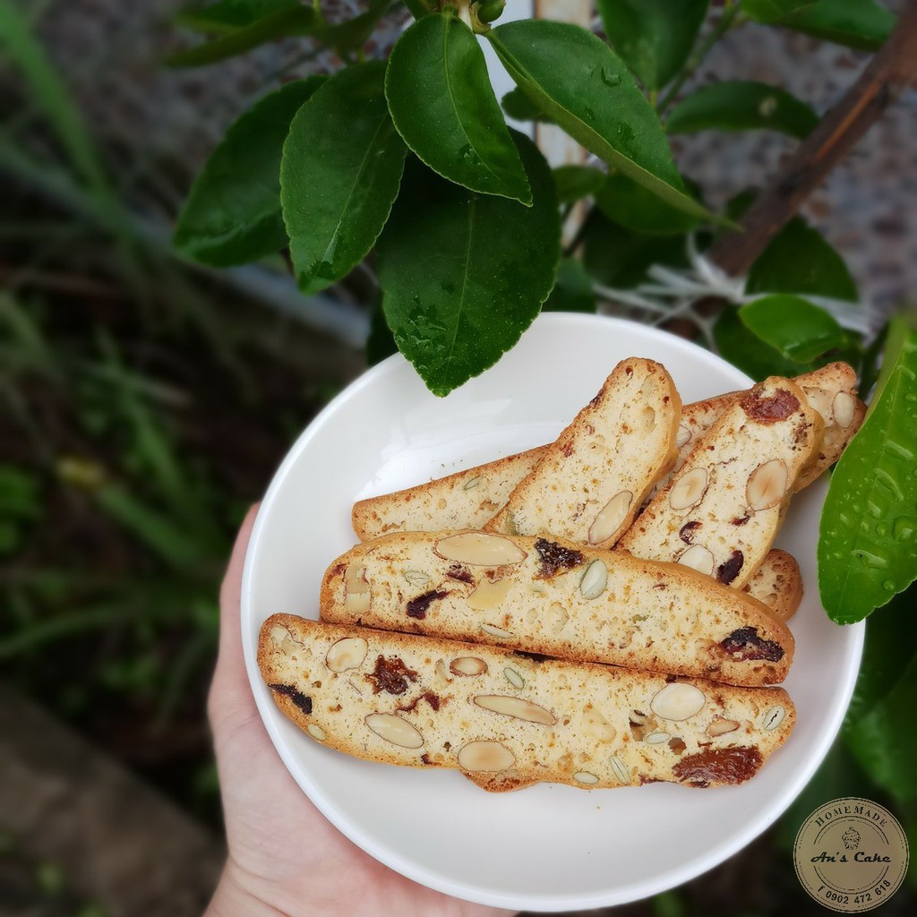 Bánh ăn kiêng biscotti nguyên cám, bánh ăn kiêng vị vani - B01 | BigBuy360 - bigbuy360.vn
