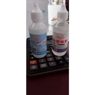 Nước oxy già và cồn 90 độ