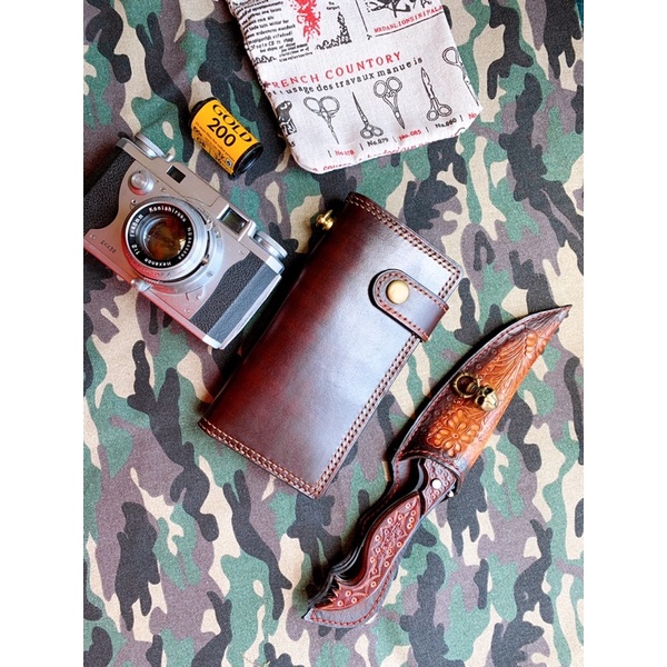 Ví da dáng dài Handmade Leather