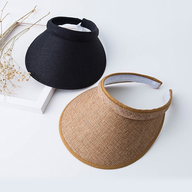 Nón Mũ Hở Đầu Vành Rộng Đi Biển Thanh Lịch P2110