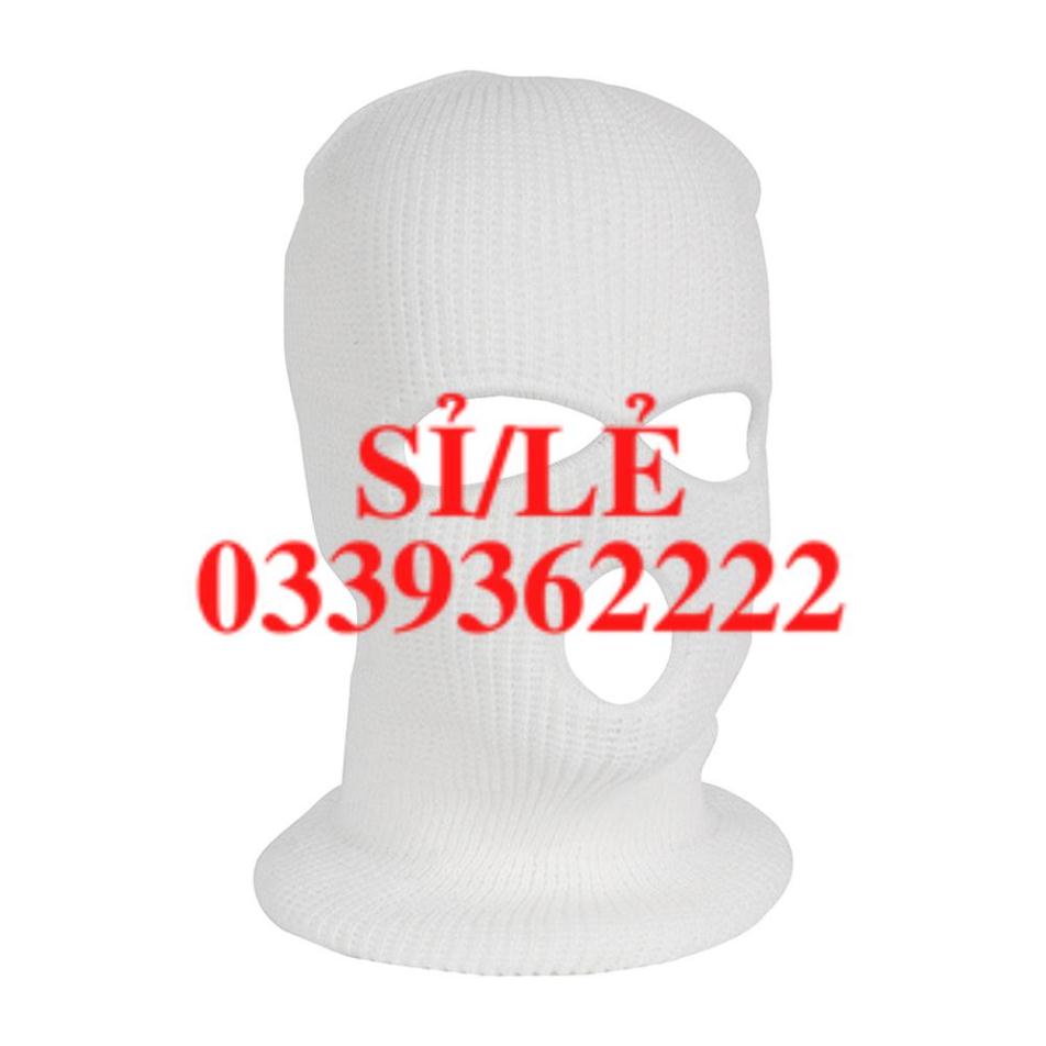Mũ trùm đầu che kín mặt hở 3 lỗ giữ ấm tiện lợi