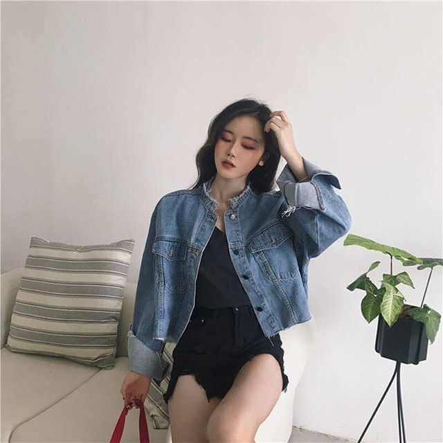 Áo khoác bò dáng lửng