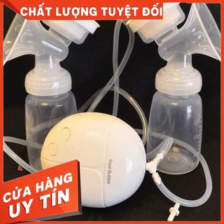 Máy vắt sữa điện đôi chính hãng hàng real bubee
