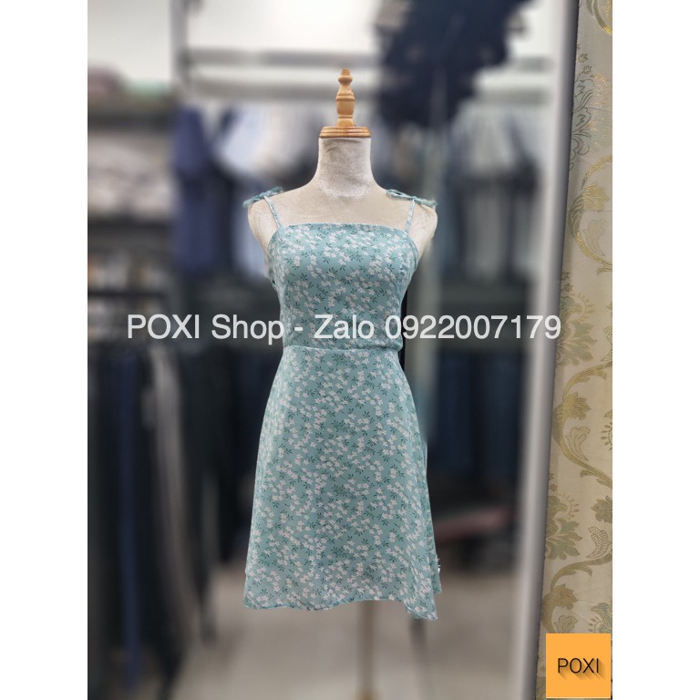 [ẢNH THẬT] Đầm 2 Dây Thắt Nơ Vai - Chun Lưng Cực Đẹp | BigBuy360 - bigbuy360.vn