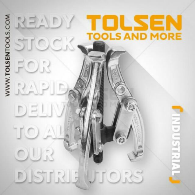 Cảo 3 chấu 3'' Tolsen 65030 (Bạc)