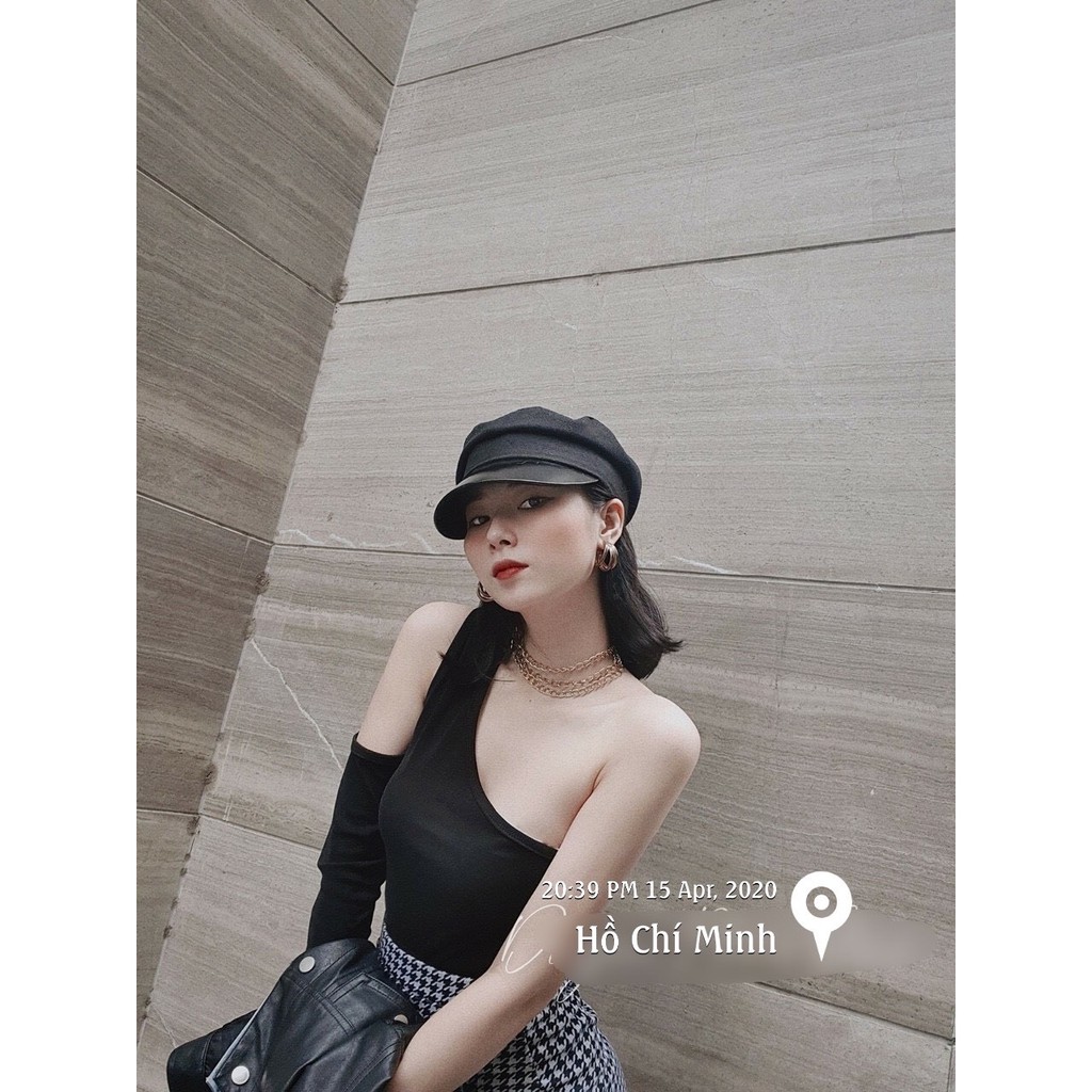 Áo thun kiểu hở vai 1 tay rớt cá tính TTSA0362