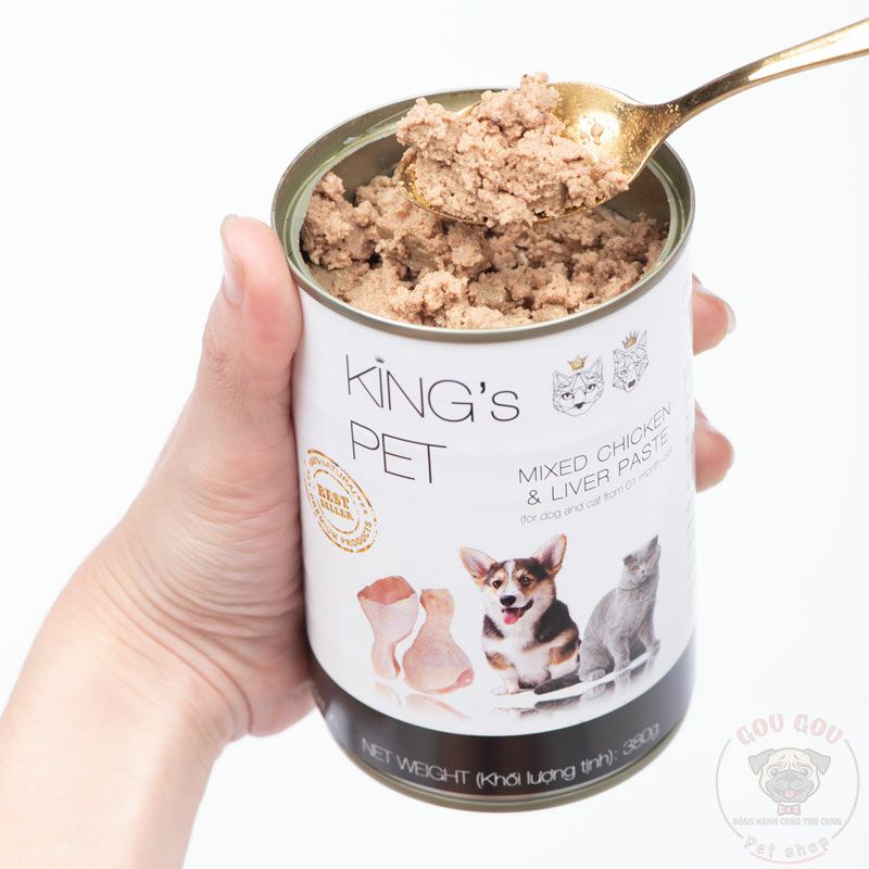 PATE KING PET CHO CHÓ MÈO - PATE KING'S PET 380G