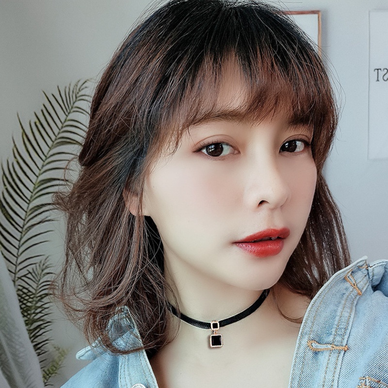 Vòng Cổ Bằng Da Màu Đen Thời Trang 2022 Dành Cho Nữ