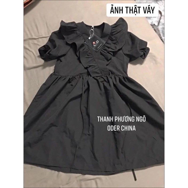 Váy tiểu thư dây thắt eo điệu đà chất liệu thô | BigBuy360 - bigbuy360.vn