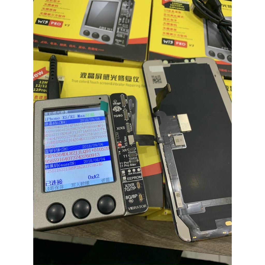 BOX FIX PIN W13  & W28   - Fix Truetone màn hình iPhone 7 - 12 PRO MAX bản mới nhất