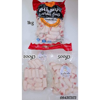 Chả mực xoắn ống