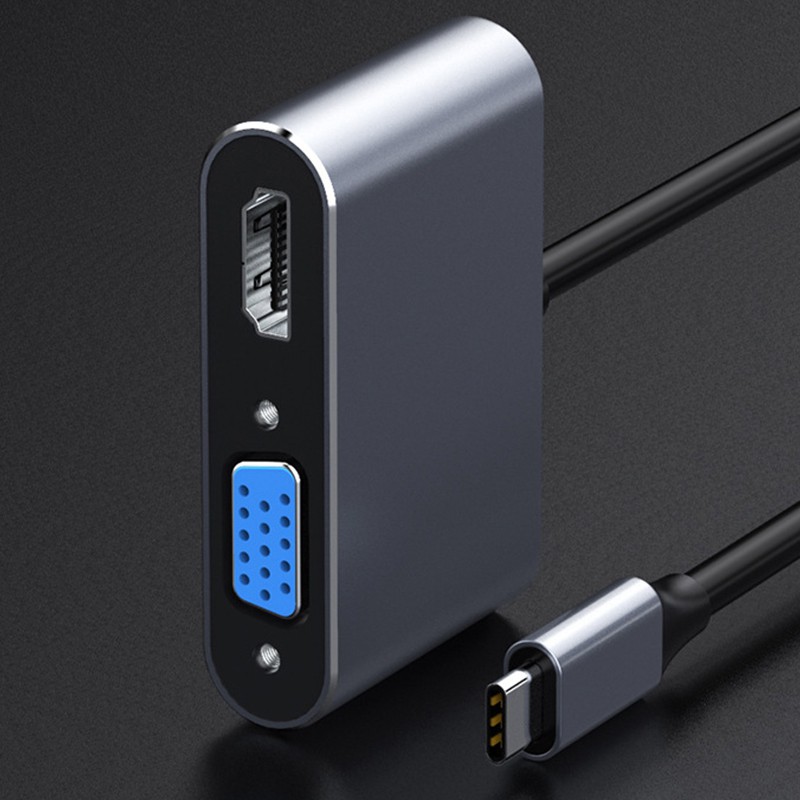 Bộ Chuyển Đổi Usb C Sang Hdmi Vga Nhiều Cổng 4k Cho Macbook Pro | BigBuy360 - bigbuy360.vn