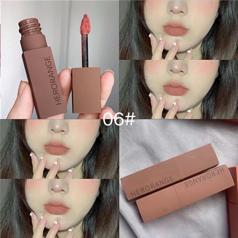 Son Kem Lì Chống Nước Lâu Trôi Và Không Làm Khô Môi Hiệu HERORANGE