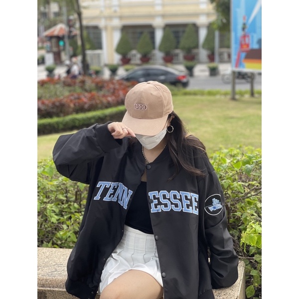 Áo Bomber Jacket Dù 2 Lớp TENNESSEE Unisex Nam Nữ (Ảnh Thật/Có Sẵn)