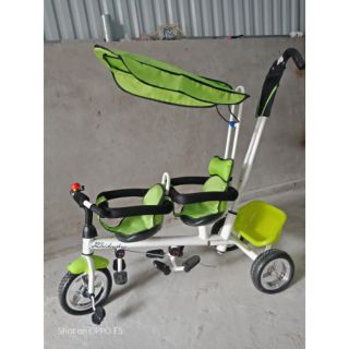 Xe đẩy 3 bánh sinh đôi 5566