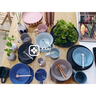 Đĩa cafe 14cm - Đĩa sứ KAKI Concept