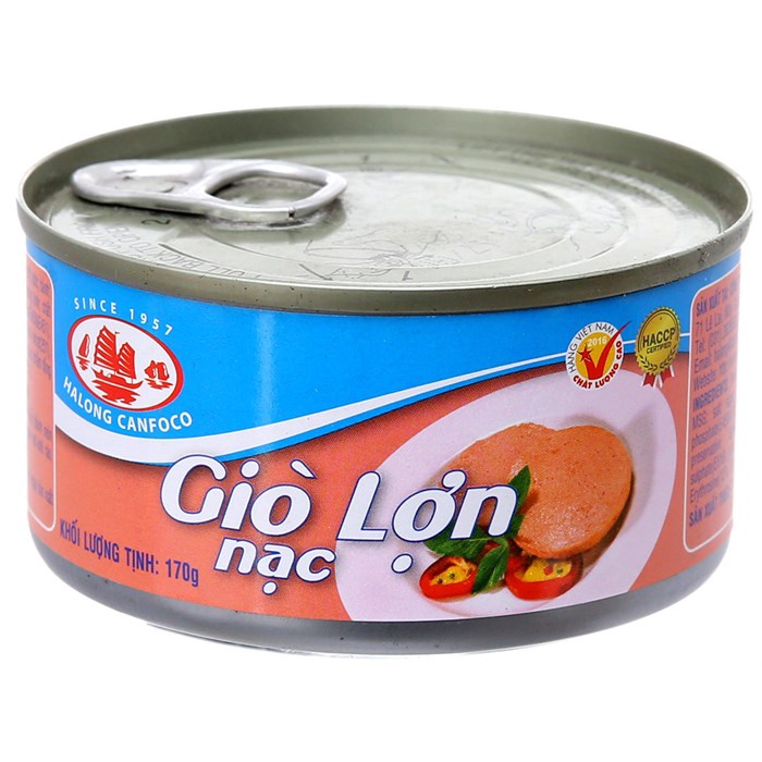 Pate Gan Đặc Biệt Hạ Long - Hộp 100g (Bò xay, heo 2 lát, thịt lợn hấp,...)