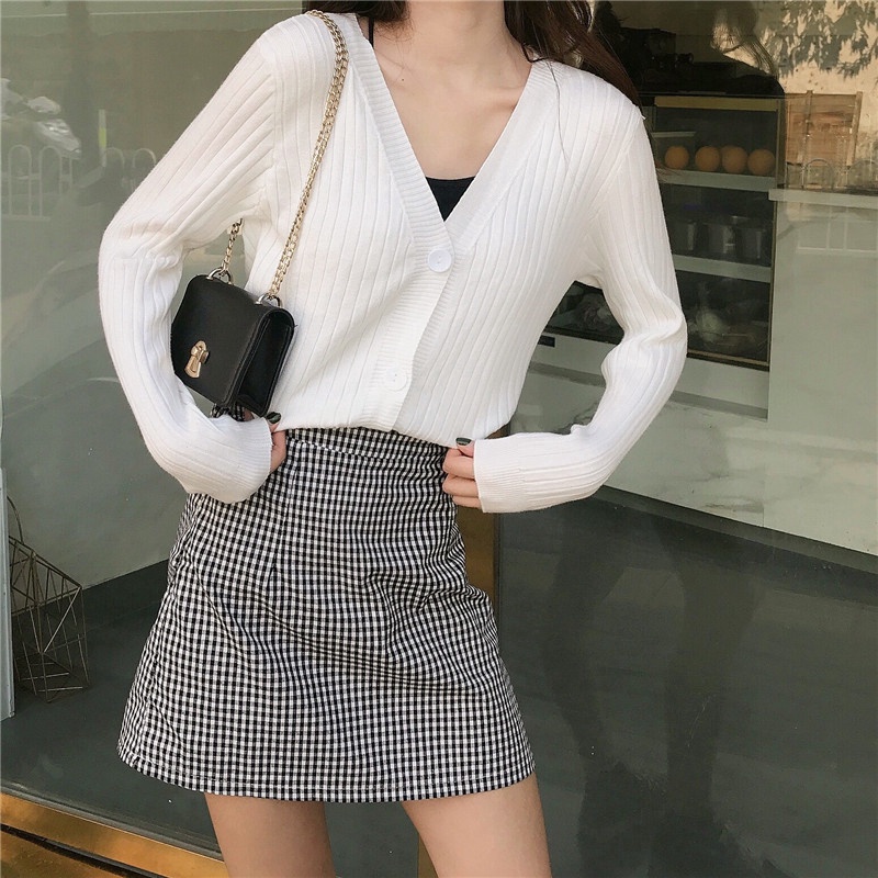 Áo len cardigan 3 KHUY chất len đũa cao cấp
