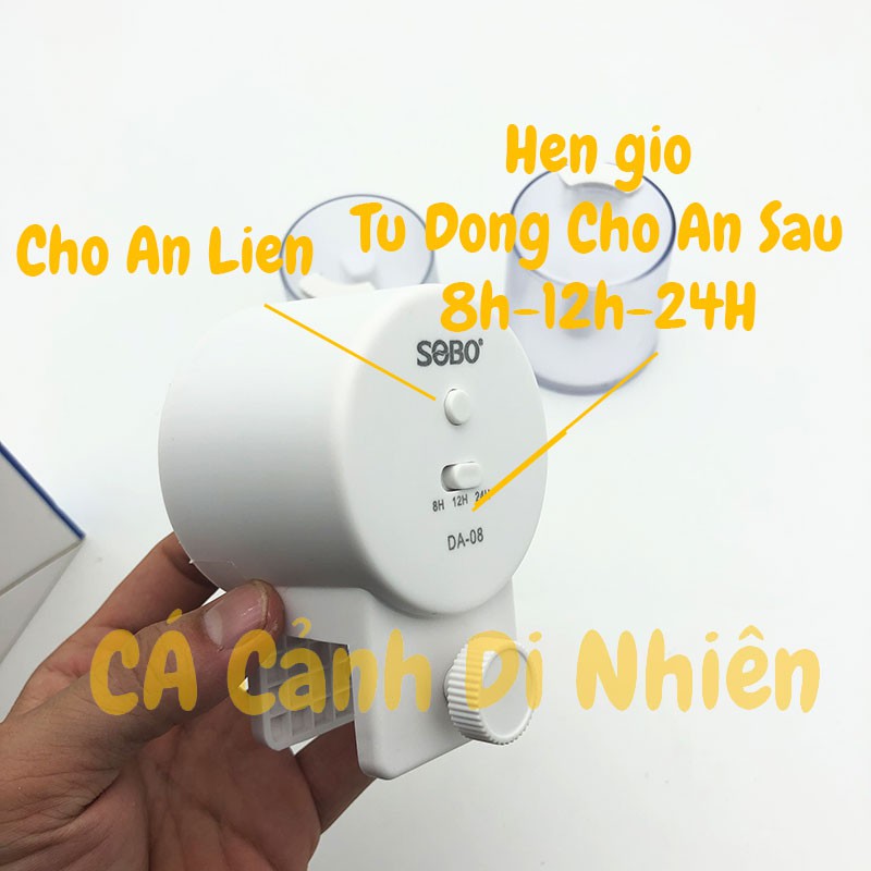 Máy cho cá ăn tự động SOBO DA-08 Máy hẹn giờ cho cá ăn DA08