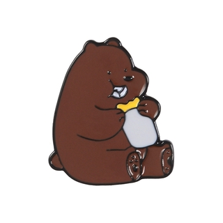 Huy Hiệu Cài Áo Hình We Bare Bears