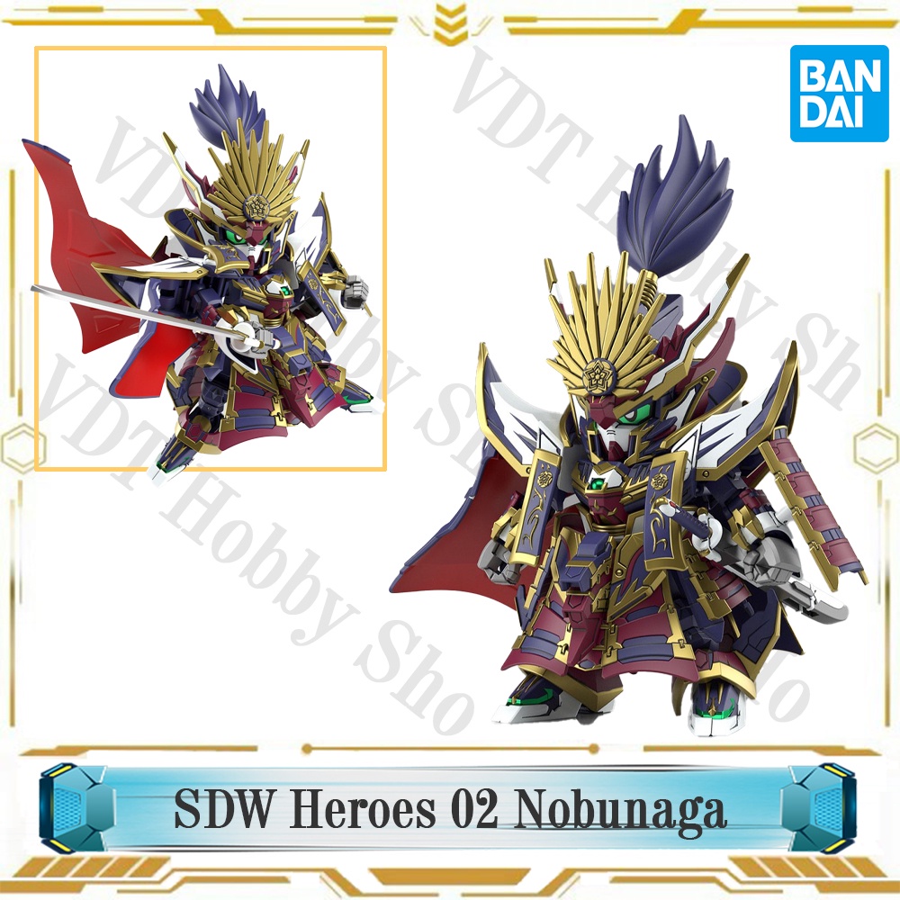 Mô hình gunpla SDW Heroes 02 Nobunaga Gundam Epyon