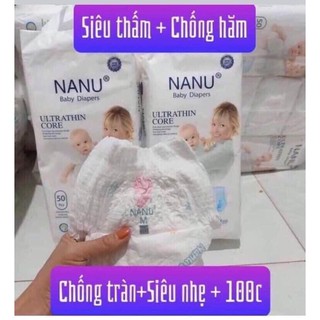 Tã nanu baby 50m/50l/50xl/50xxl/50xxxl