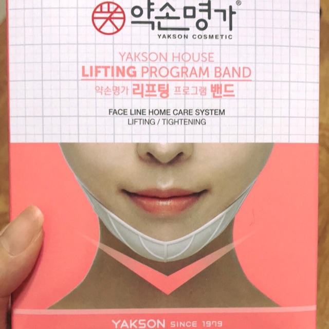 Mặt nạ silicon và đai nâng cơ vline Yakson Myungga