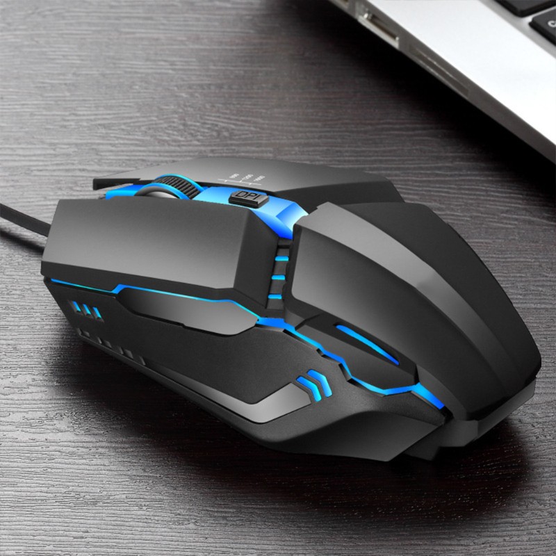 Chuột Gaming K3 Có Dây, 7 Màu, 1600dpi