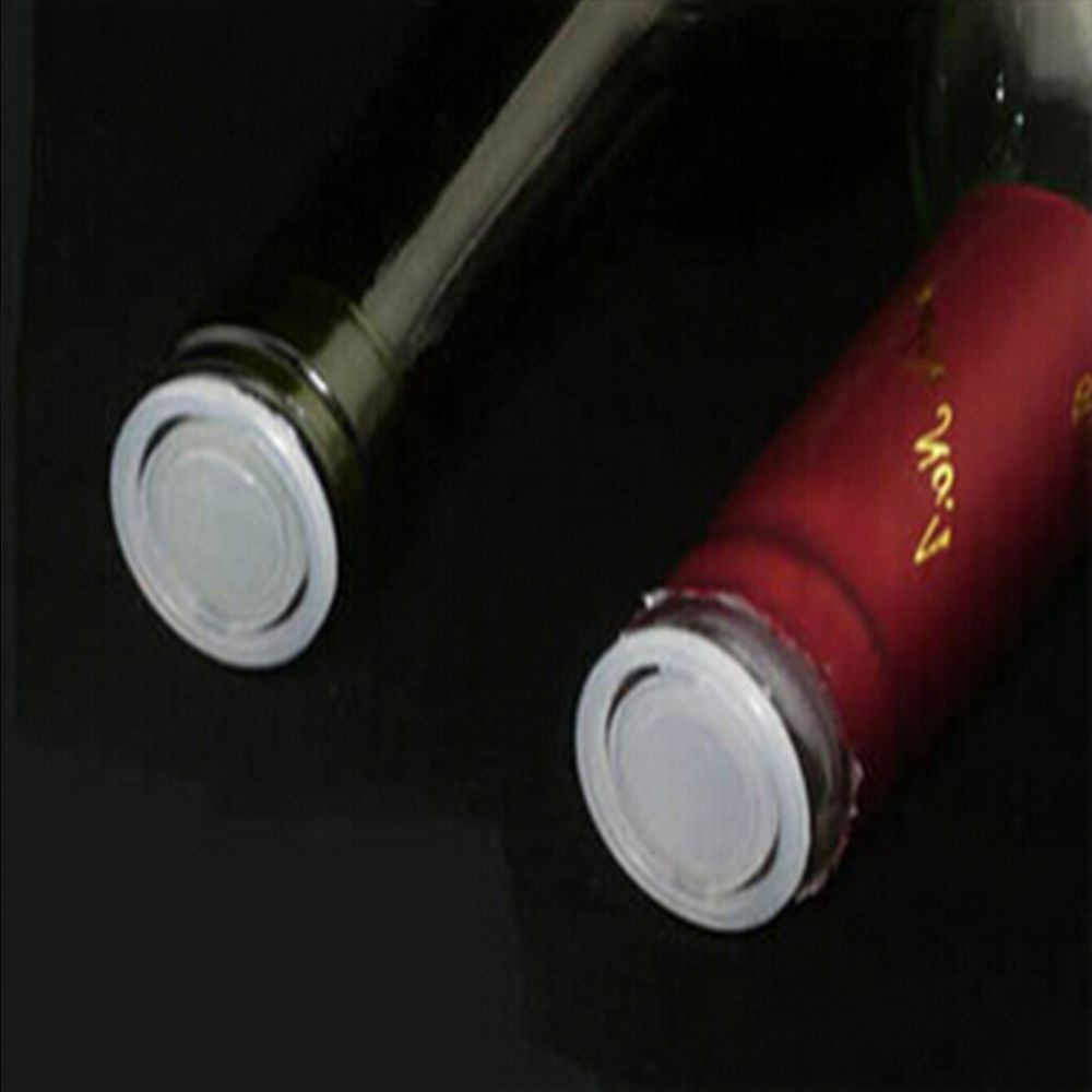 Bộ 10 cái nút đậy chai bia / rượu kiểu ốc vít bằng nhựa PE dày trong suốt nhiều màu tái sử dụng được