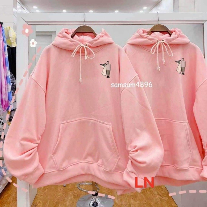 Áo hoodie hình người theo màu áo LN11