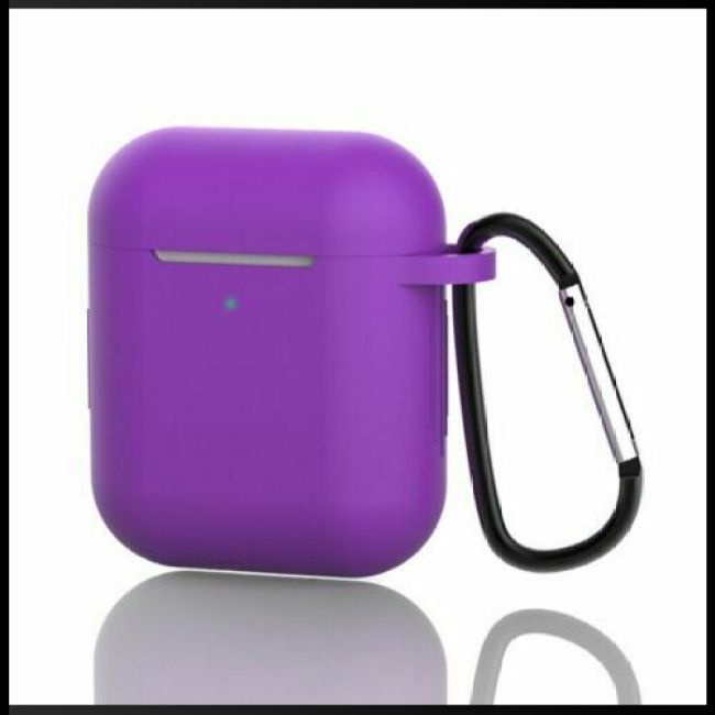Vỏ Bảo Vệ Hộp Sạc Tai Nghe Airpods 1 / 2 Bằng Silicon Chống Rơi Hình Zevaret Có Móc Treo Tiện Dụng