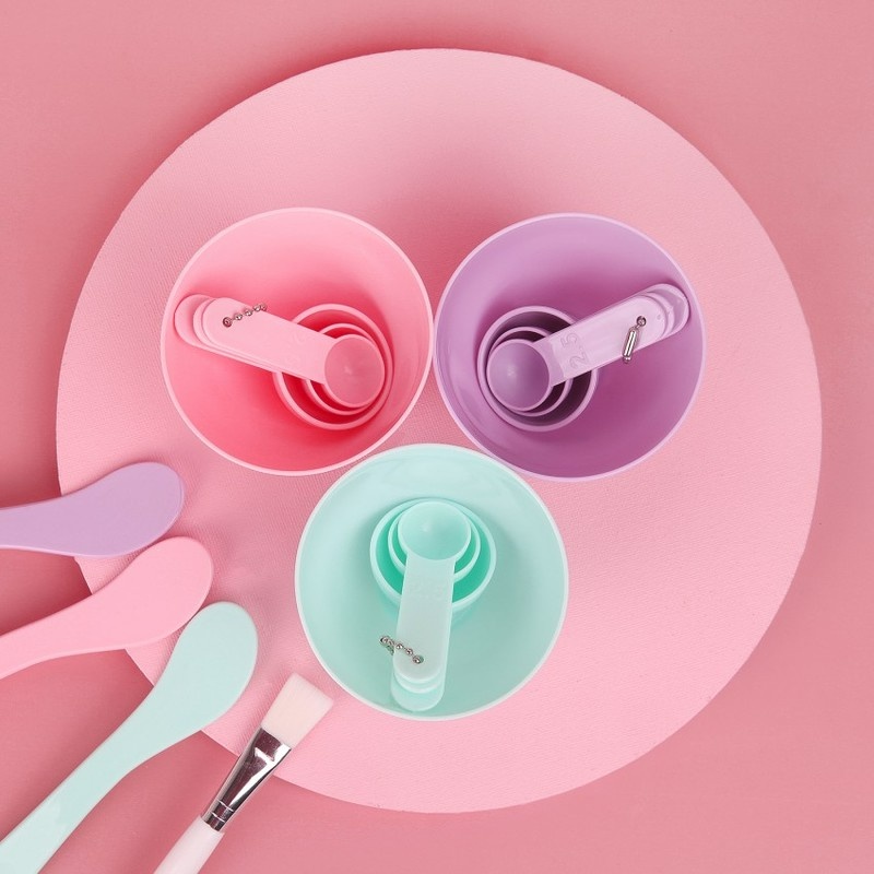 Bộ Dụng Cụ Trộn Đắp Mặt Nạ 4 Trong 1 Gồm 6 Món Tiện Dụng