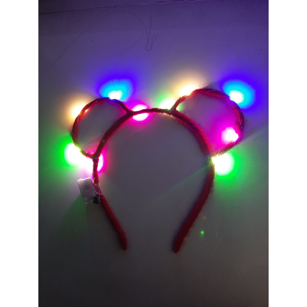 Băng đô đèn led tai gấu