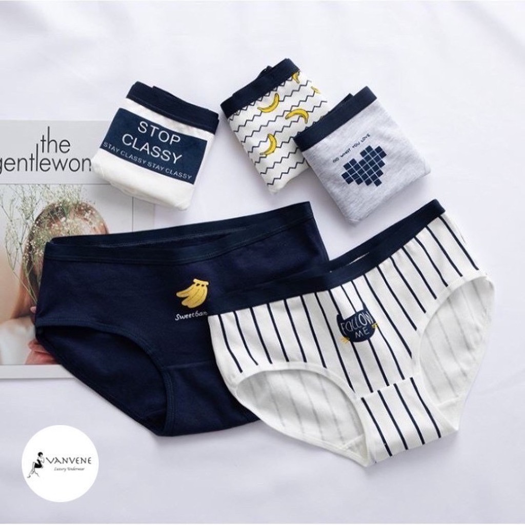 COMBO 5 QUẦN LÓT COTTON EVABRA COMBO 5 QUẦN CHIP NỮ NHIỀU LOẠI CẠP VỪA CẠP VỪA CHỐNG HẰN LỘ VIỀN CO GIÃN NHIỀU Q230 | BigBuy360 - bigbuy360.vn