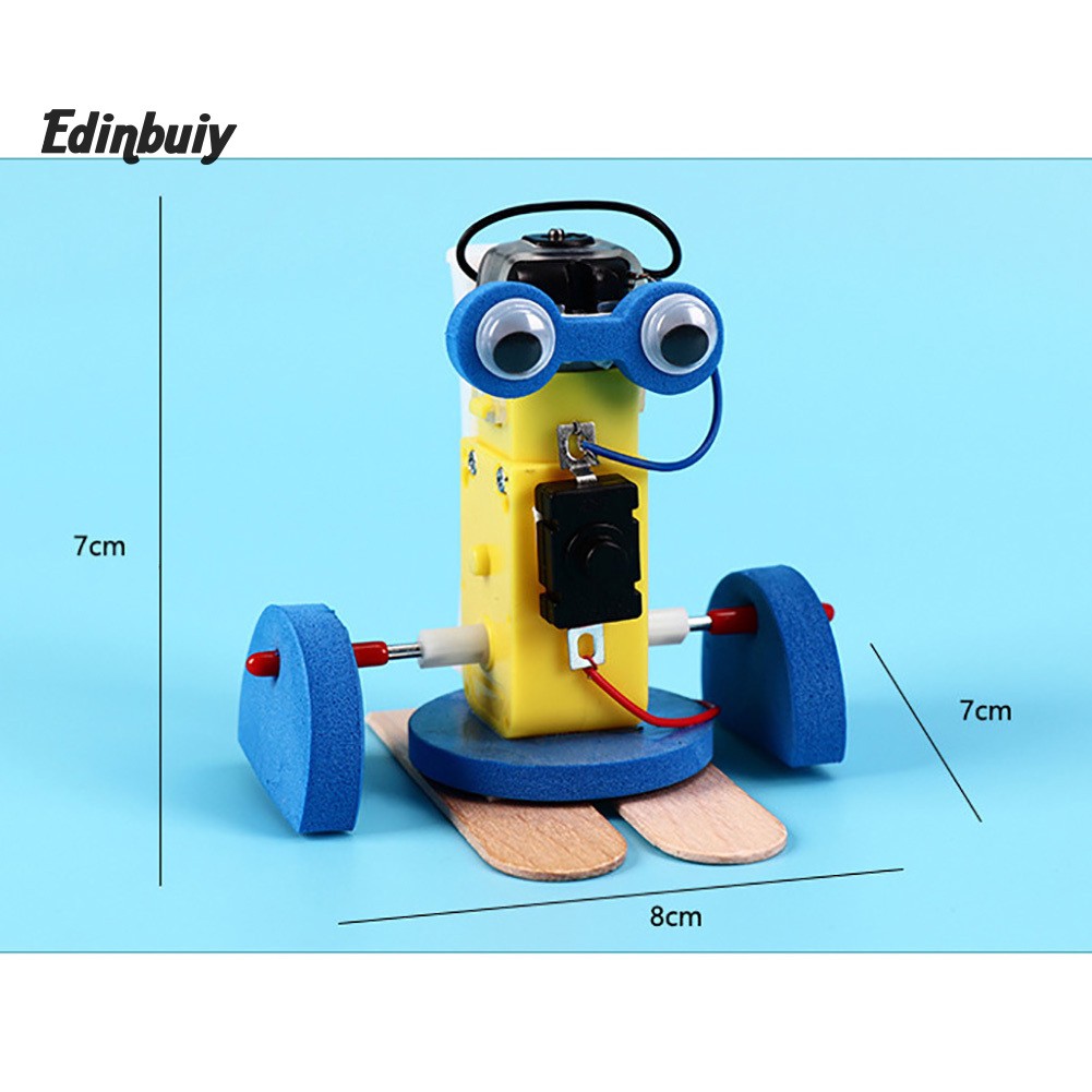 Đồ chơi robot thí nghiệm khoa học thủ công sáng tạo cho bé