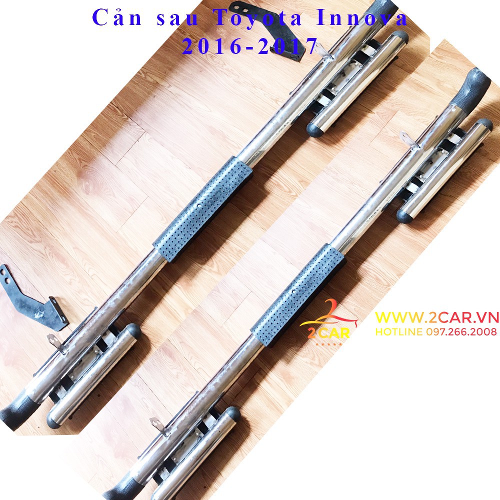 Cản sau 2 ống xe Toyota Innova 2009- 2015 hàng cao cấp