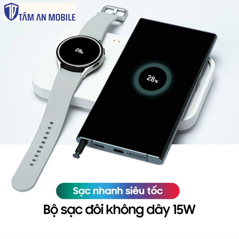 Sạc đôi không dây Samsung 15W (2022) - Hàng Chính Hãng