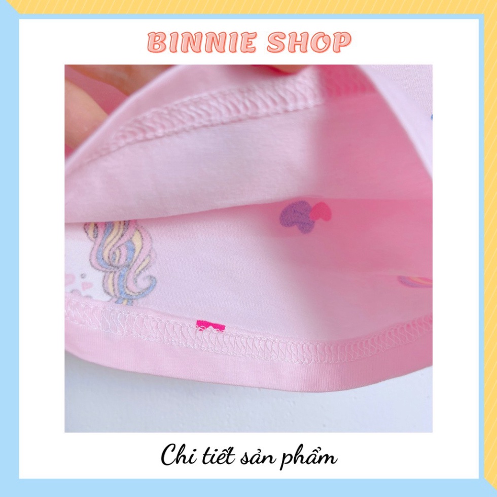 [DEAL SỐC] Đồ bộ bé gái BINNIE SHOP Quần áo bé gái chất thun cotton quảng châu xuất hàn cho bé từ 16-24kg (3-6 tuổi) BGT