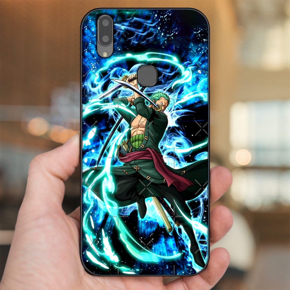 Ốp lưng Vivo V9, Y85, V11i viền đen in hình Zoro One Piece