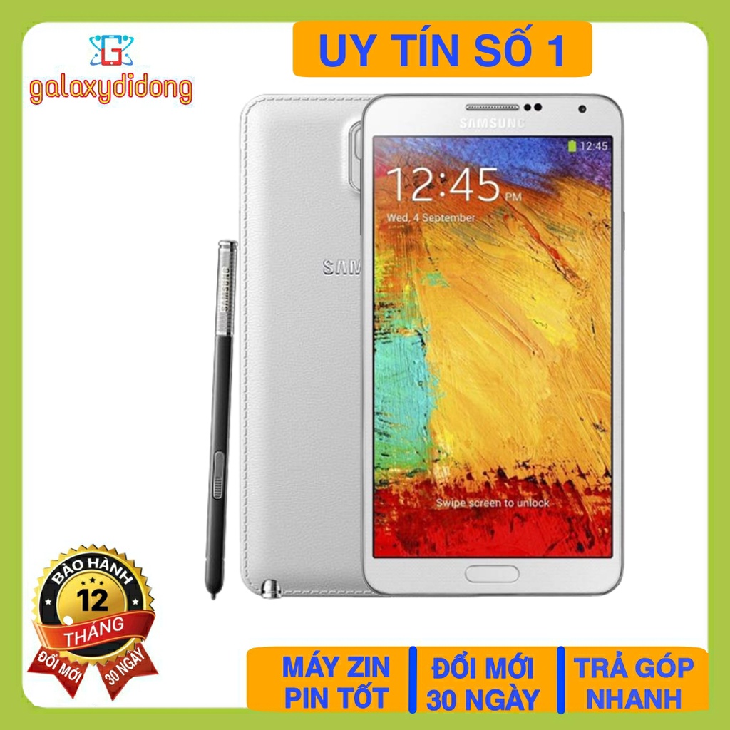 Điện Thoại Samsung Galaxy Note 3 Cũ Đầy Đủ Phụ Kiện Bảo Hành 6 Tháng