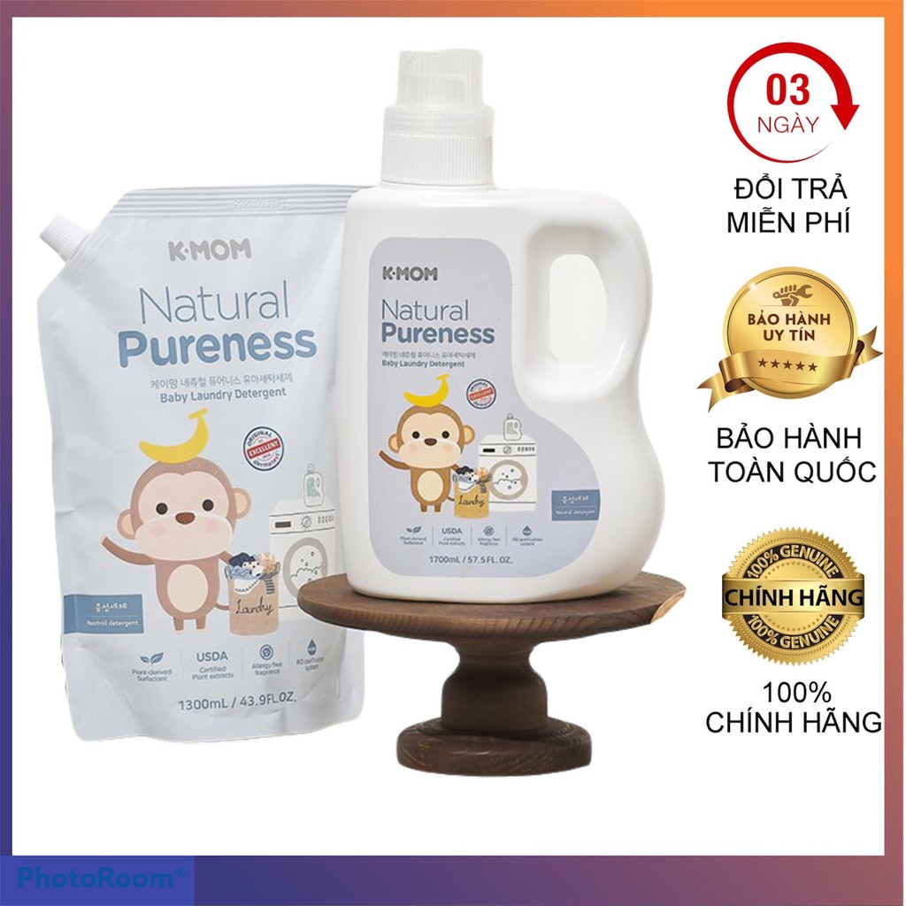 Nước giặt đồ sơ sinh hữu cơ chính hãng K-Mom Hàn Quốc