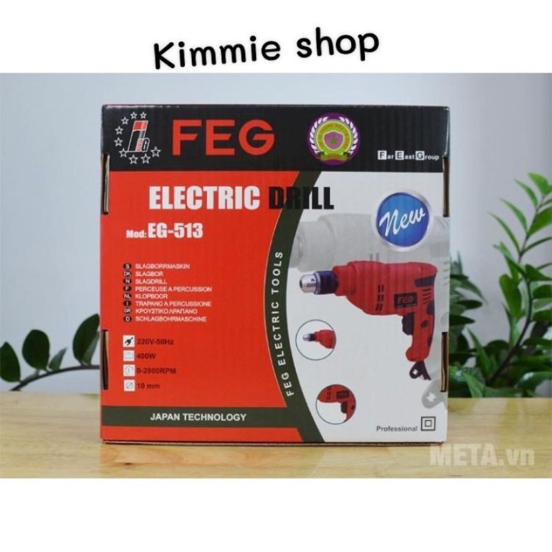 Máy khoan 10mm FEG EG-513 ( Công suất 400W)