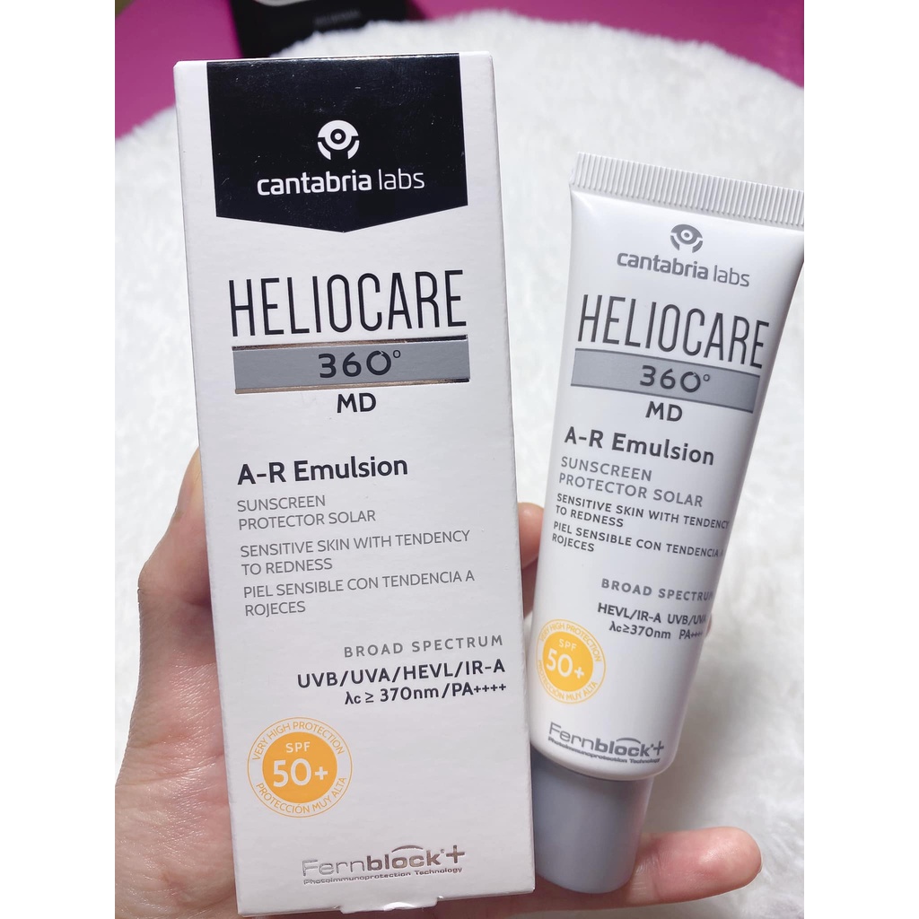 Kem chống nắng Heliocare 360° Water Gel/Mineral Tolerance/Pigment/ AR SPF50+ 50ml full size