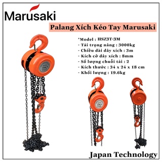 Palang xích marusaki hsz 3t-3m/5m
