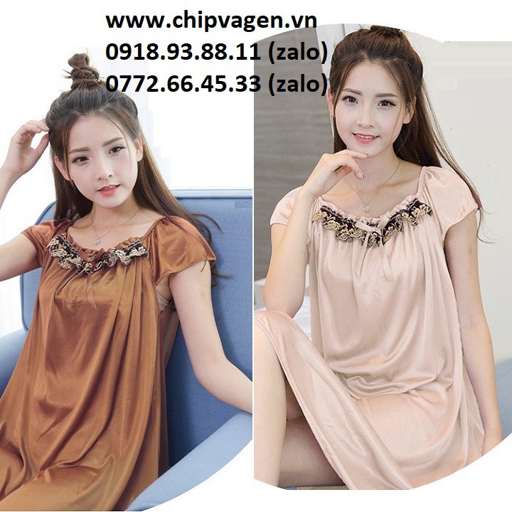đầm ngủ thun - váy ngủ thun
